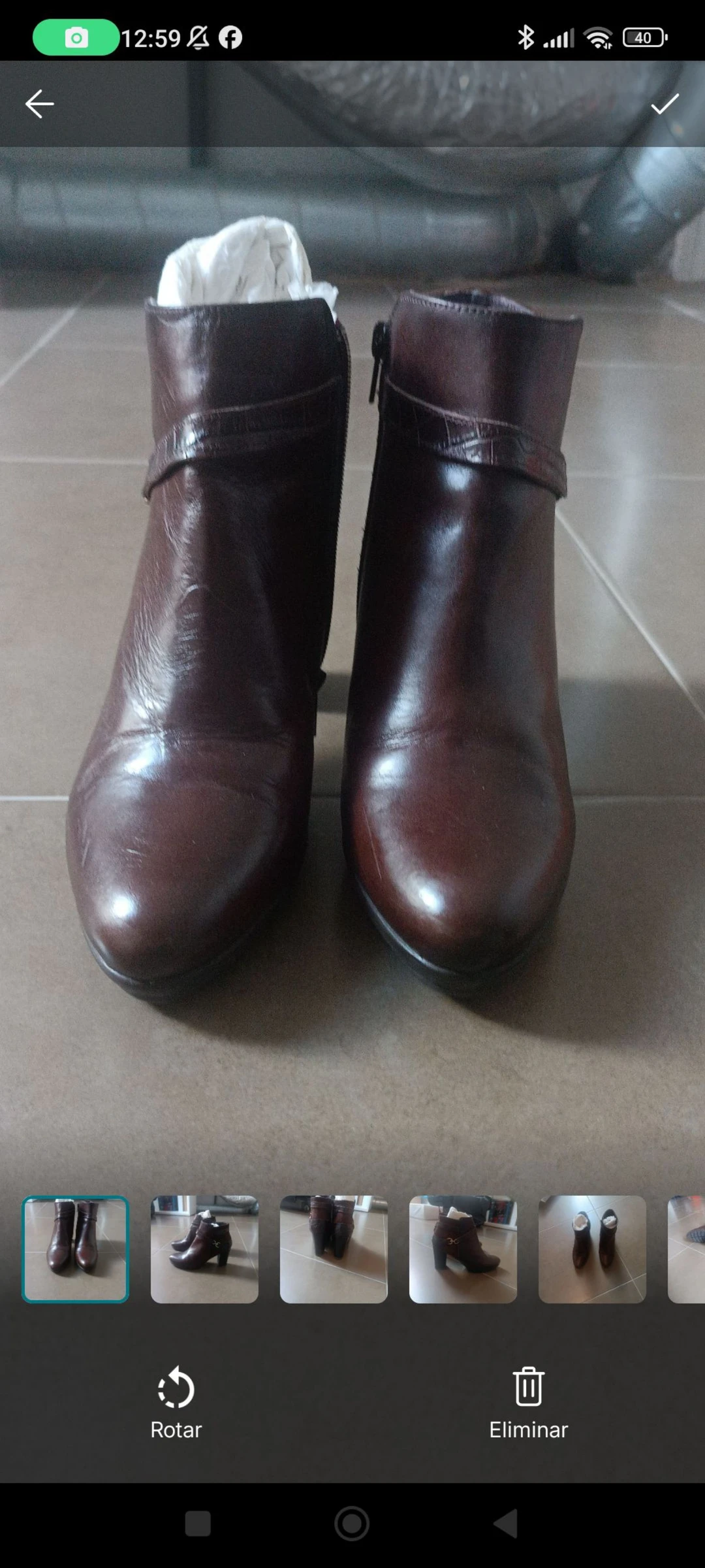 Botines de tacon